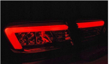 Renault Clio IV 13- červené dymové led svetlá