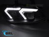 Svetlomety LED DRL pre BMW E92 E93 LCI (2010-2013) - Náhradné xenónové svetlomety, čierne