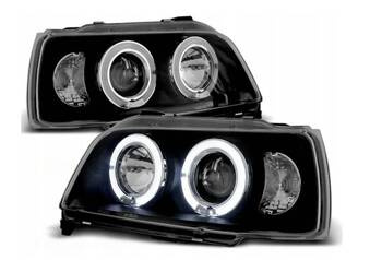 Čierne športové zadné svetlá pre Ford Focus mk2 04-08 hb