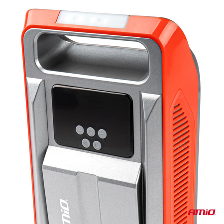 Digitálne auto kompresorové čerpadlo 12V LED LCD AMIO-03268