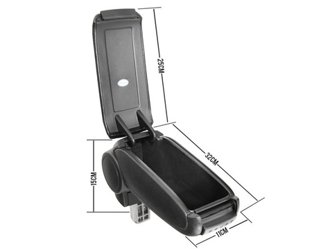 Vyhradená lakťová opierka Eko koža / materiál Škoda Octavia II