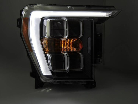 Čierne LED svetlomety pre Ford F150 MK14 20-23