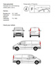 Cruz Mercedes Vito L3H1 w639 strešná plošina na batožinu