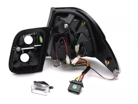 Zadné svetlá LED Black Smoke pre BMW E46 Sedan 1998-2001