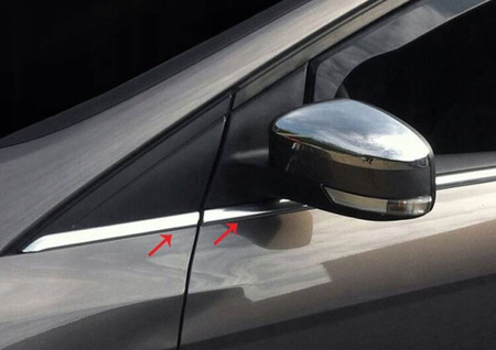 Bočné lišty na okná Ford Focus 3 2011+ HB