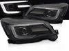Čierne LED svetlomety pre Subaru Forester IV 13-18