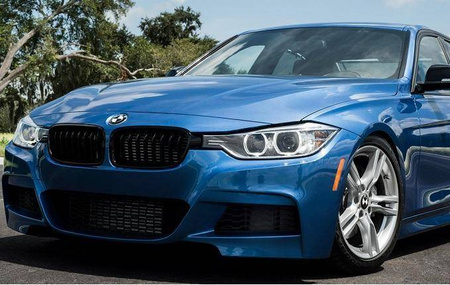 PREDNÁ MRIEŽKA BMW F30 11-18 LESKLÁ ČIERNA