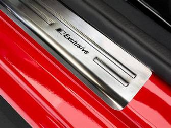 Škoda Fabia 3 prahové lišty (oceľové)