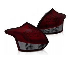 Ford Focus 3 11-14 Hb Červené dymové led svetlá