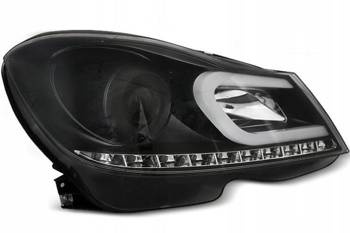 Svetlomety Mercedes C W204 11-14 BLACK TUBE LI