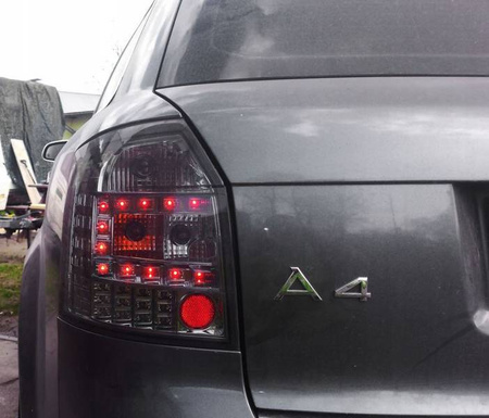 AUDI A4 B6 avant zadné svetlá LED dymové