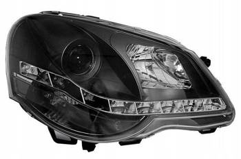 VW Polo 9N3 BLACK DAYLIGHT svetlomety