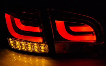 LED svetlá Vw Golf Vi 6 08-12 Červená biela LED lišta