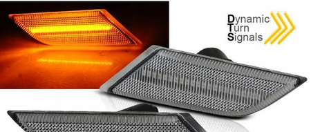 Dynamické led indikátory biele pre vw t6 20-