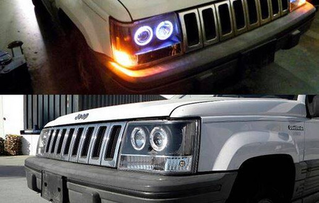 Svietidlá Chrysler Jeep Grand Cherokee 93-98 čierne