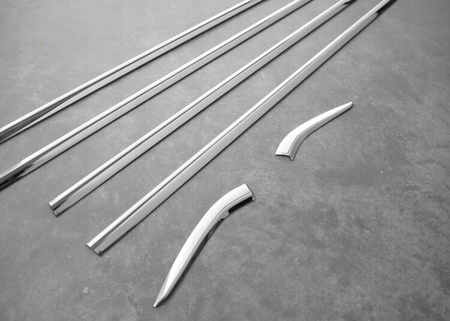 Lišty na bočné okná Citroen C-Elysee 2012+