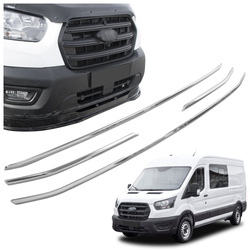 Lišty prednej masky GRILL Ford Transit 2019+