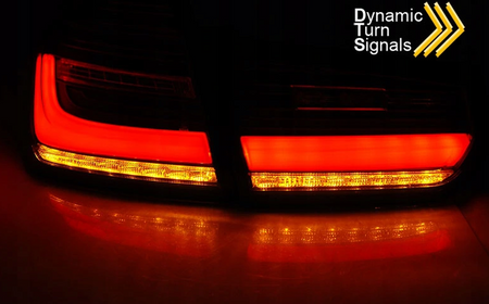 ČIERNE DTS LED DYNAMICKÉ SVETLOMETY pre BMW F30 11-18