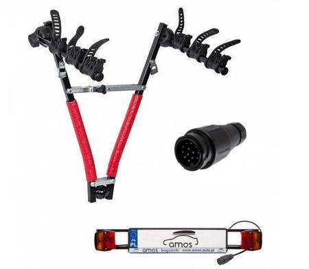 Nosič bicyklov Amos so svetelným pásikom MD2 (13pinov)
