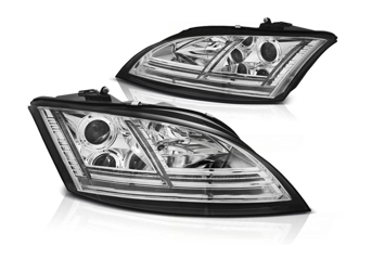Svetlomety Audi Tt 06-10 8j Chrome Led Dts