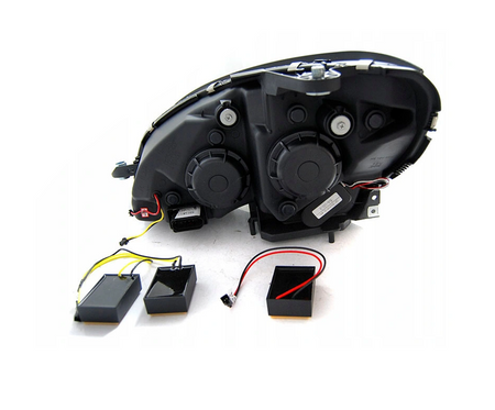 Mercedes W204 Trieda C 07-10 Čierne LED DTS žiarovky