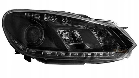 VW Golf VI BLACK DAYLIGHT svetlomety