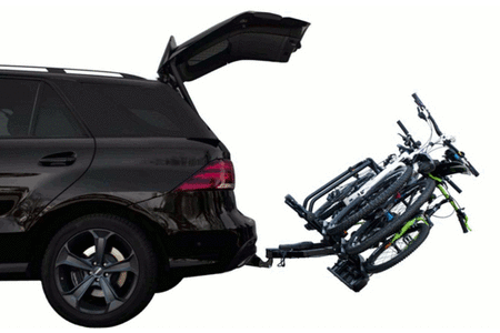 Aguri Active Nosič bicyklov na 2 bicykle čierny