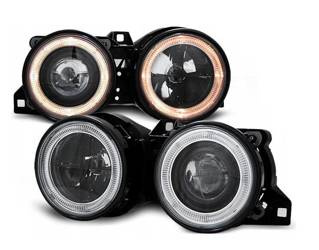 Svetlomety Bmw E30 82-94 Ringi Black