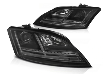 Audi Tt lampy 06-10 8j čierne Led Drl Dts Xenon