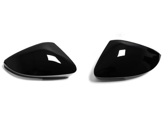 Kryty bočných zrkadiel pre Škoda Octavia Mk3 VW T-ROC lesklá čierna