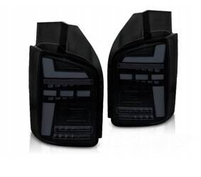 LED čierne dymové svetlá pre Vw T6 15-19