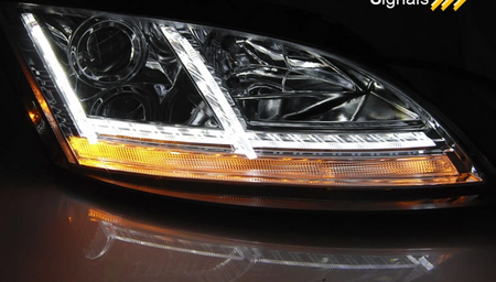 Svetlomety Audi Tt 06-10 8j Chrome Led Dts