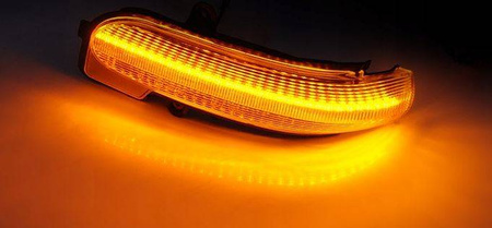 LED ZRKADLOVÉ SVETLÁ pre MERCEDES W203 CL203