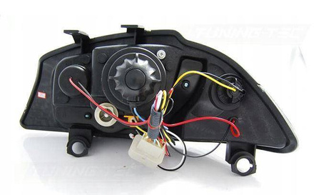Seat Ibiza 6l 02-08 chrómové led svetlomety