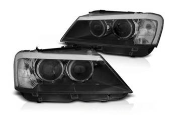 Predné svetlá BMW X3 F25 10-14 Black Led