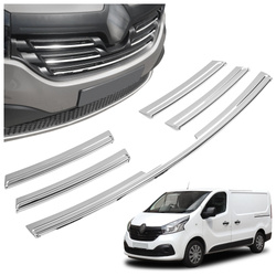 Lišty prednej masky Grill Renault Trafic 2014+