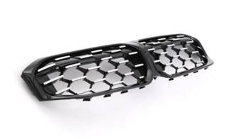 Gril BMW G20 G21 LCI 22- 340 Čierne chrómové ľadvinky