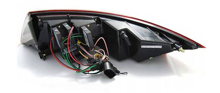 Audi tt 06-14 červená biela led bar dts lampy