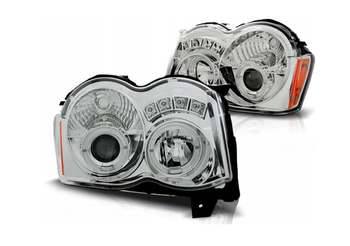 Svietidlá Jeep Grand Cherokee 08-10 Angel Eyes Chrome