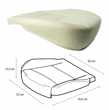 Penová špongia na sedáky PEUGEOT BOXER 2006-