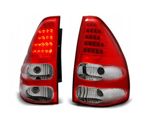 LED svietidlá Toyota Land Cruiser 120 03-09 Redwhite