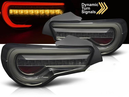 Dymové LED zadné svetlá pre Toyotu GT86 12-21