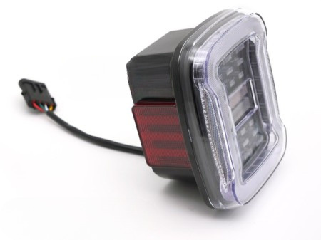 LED zadné svetlá Jeep Wrangler YJ/TJ (1991-2006) čierne