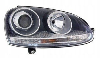 Svetlomety VW Golf 5 V GTI vzhľad BLACK