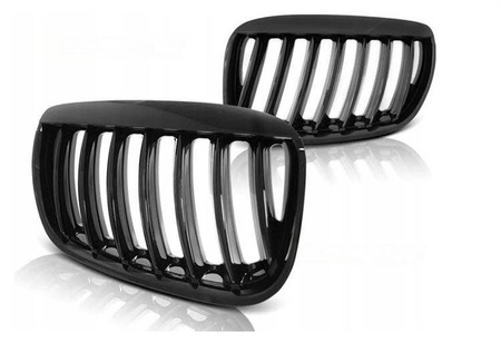 Lesklá predná mriežka pre BMW X5 E53 03-06