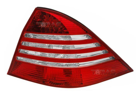 Zadné svetlá MERCEDES S-CLASA W220 98-05 ČERVENÁ BIELA