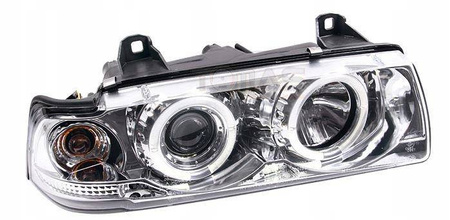 Svetlomety BMW E36 CHROM RINGI