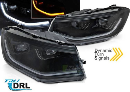 Šošovkové svetlomety s denným svietením, LED. VW Caddy 20-