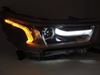Svetlomety full LED čierne pre Toyotu Hilux
