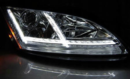 Svetlomety Audi Tt 06-10 8j Chrome Led Dts